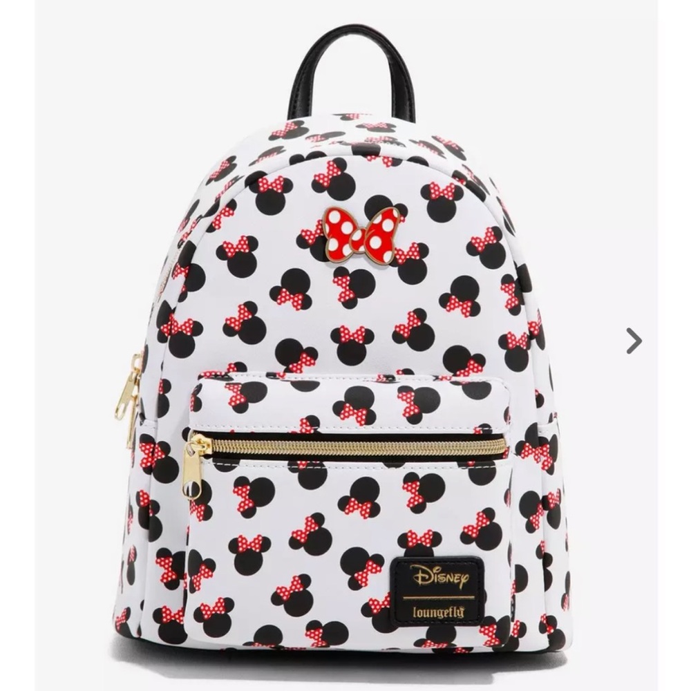 Disney Minnie’s Heads Mini Backpack Gently used matching wallet sold separately